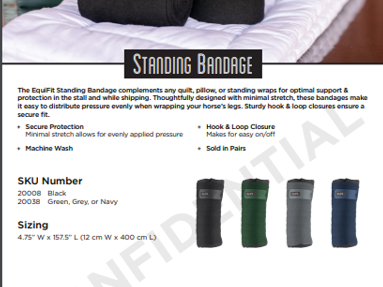 EquiFit nyheter: EquiFit launch for Colored Standing Bandages